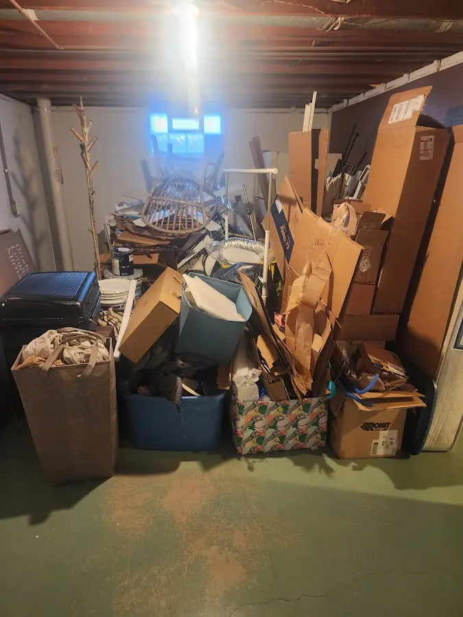 Roll-off dumpster container at job site for Concrete Dumpster Rental in Mexico